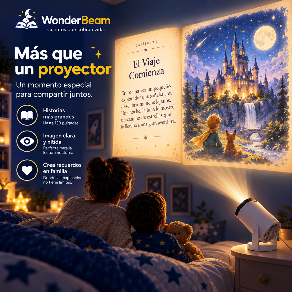 WonderBeam™ – Proyector Mágico de Cuentos